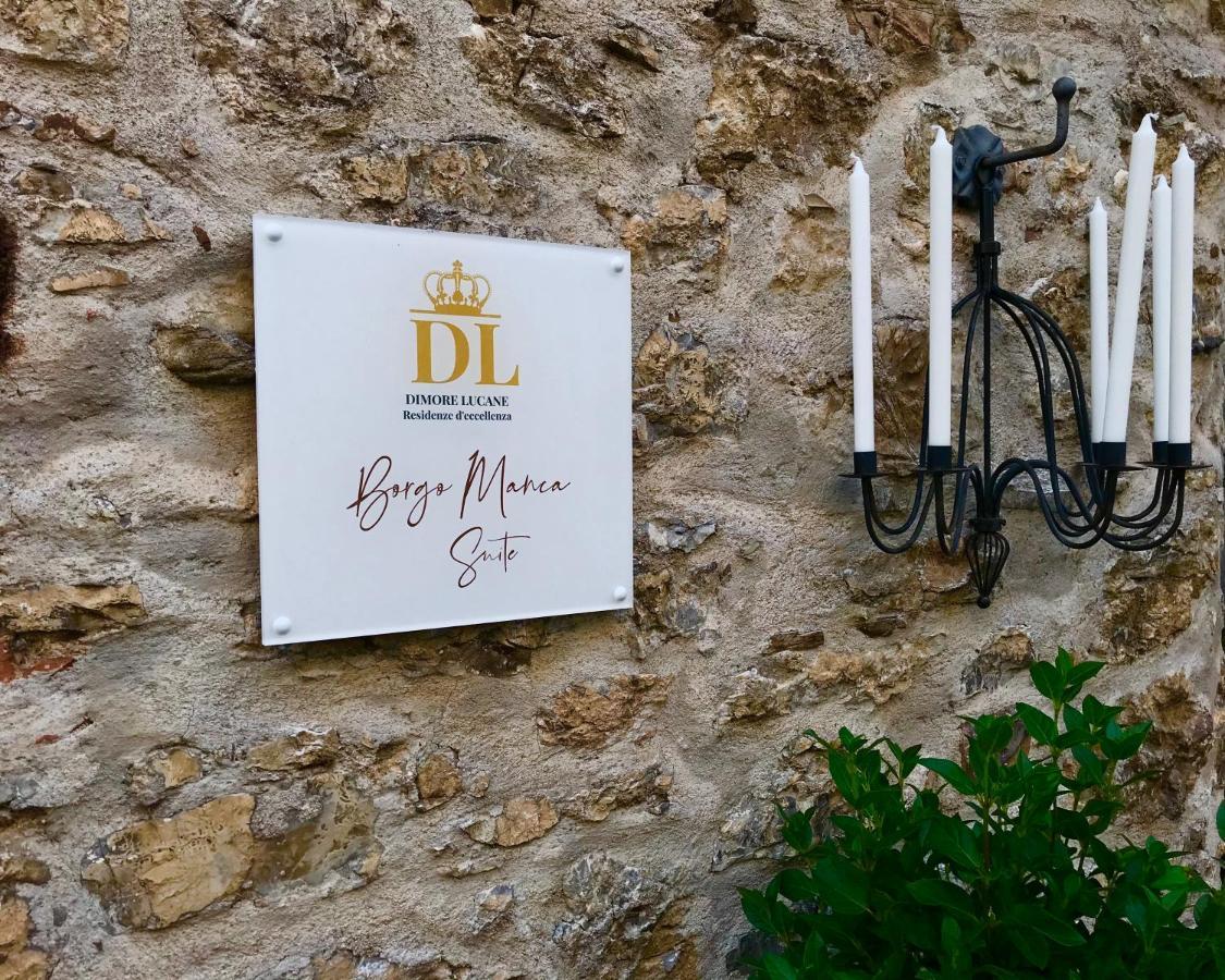 Borgo Manca Suite Sasso di Castalda Eksteriør bilde